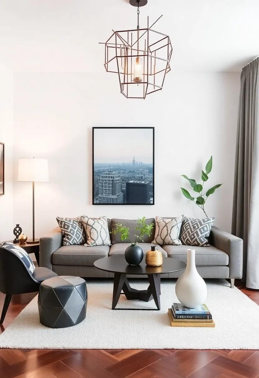 Elevate Your Space: Chic Living Room Decor Ideas with Geometric Accents