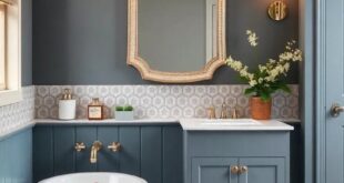 Timeless Elegance: Embracing Vintage Bathroom Decor with Luxurious Velvet Accents