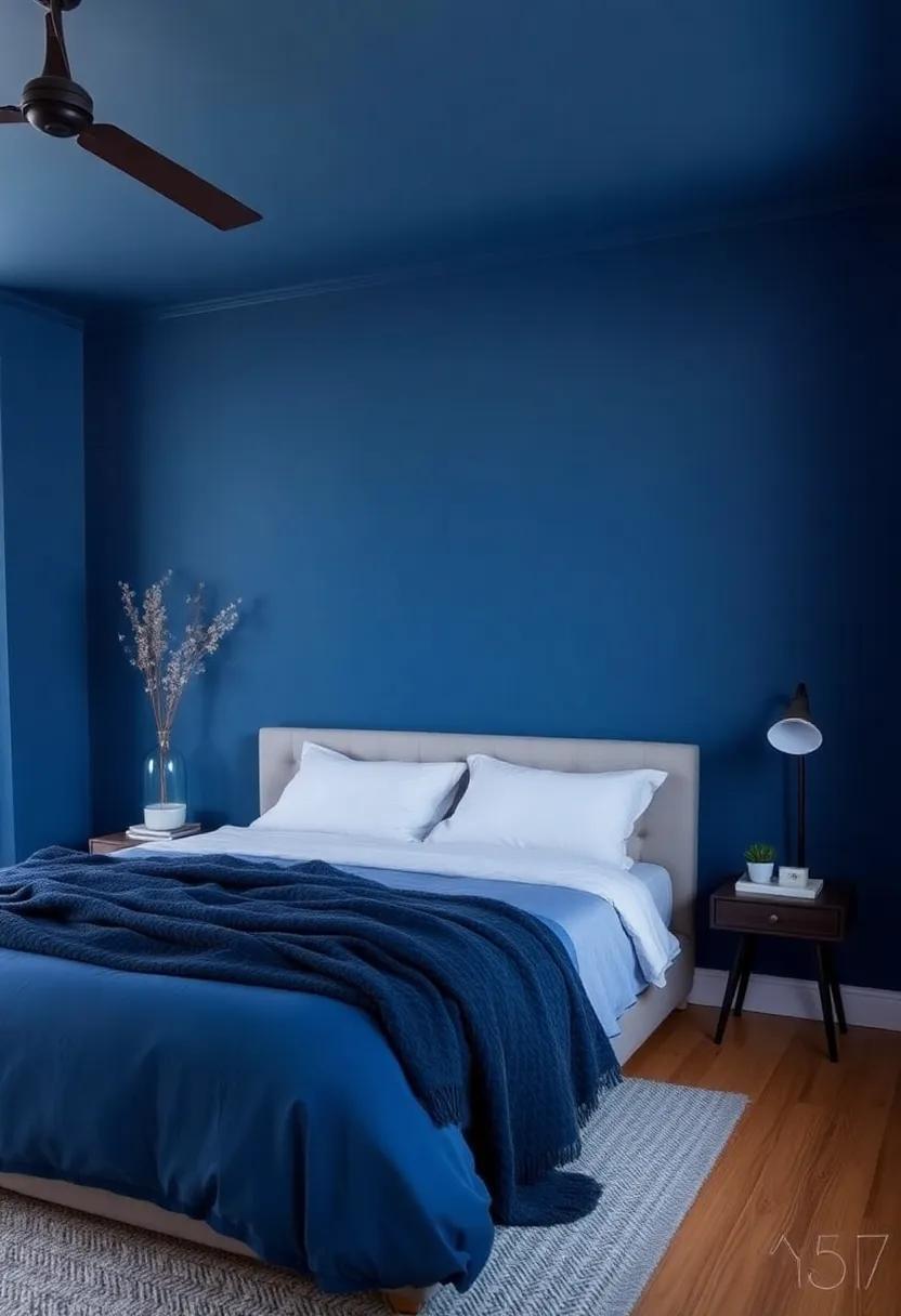 Transform Your Sanctuary: Embracing Deep Blues in Bedroom Wall Colors