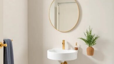 Transform Your Space: Embracing an Eclectic Bathroom with Charming Brass Accents