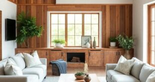 Embracing Nature: Transform Your Living Room with Rustic Wood Accents