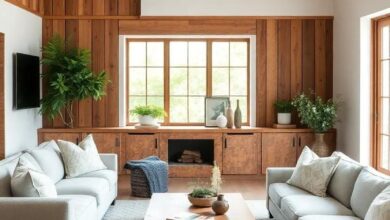 Embracing Nature: Transform Your Living Room with Rustic Wood Accents