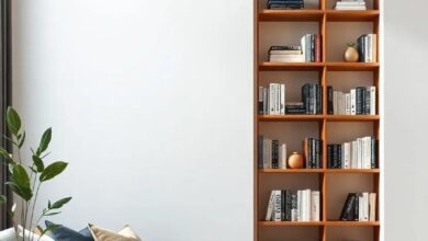 Transform Your Living Room with Stylish Large Bookcase Shelving Solutions
