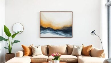 Transforming Small Living Rooms: The Power of Wall Art in Open Concept Spaces