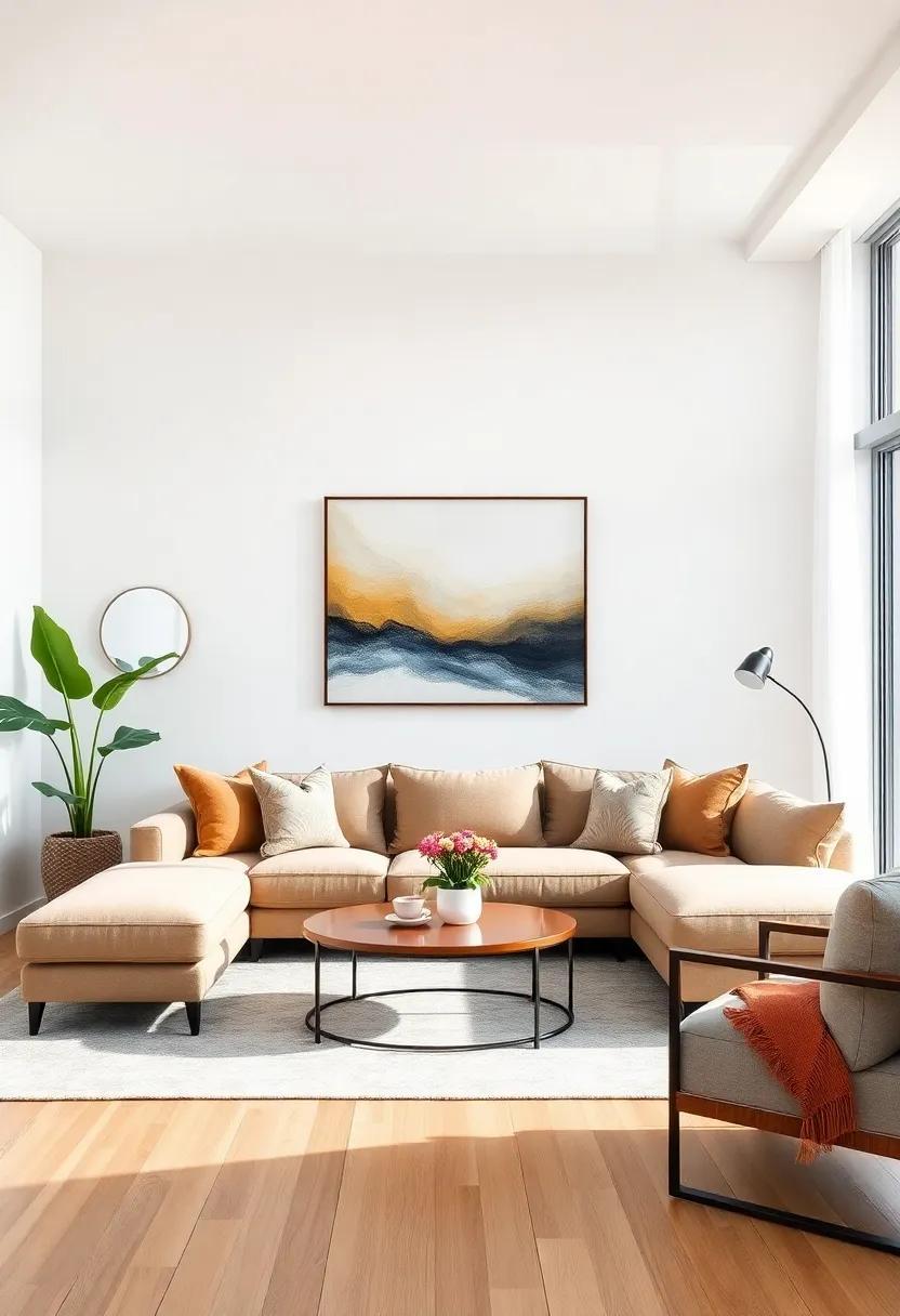 Transforming Small Living Rooms: The Power of Wall Art in Open Concept Spaces