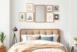 Transform Your Space: Inspiring Eclectic Bedrooms with Unique Gallery Wall Decor