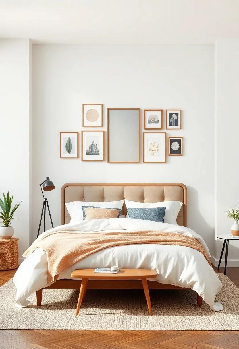 Transform Your Space: Inspiring Eclectic Bedrooms with Unique Gallery Wall Decor