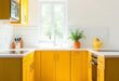 Embracing Sunshine: Transform Your Space with Yellow Wood Kitchen Cabinets