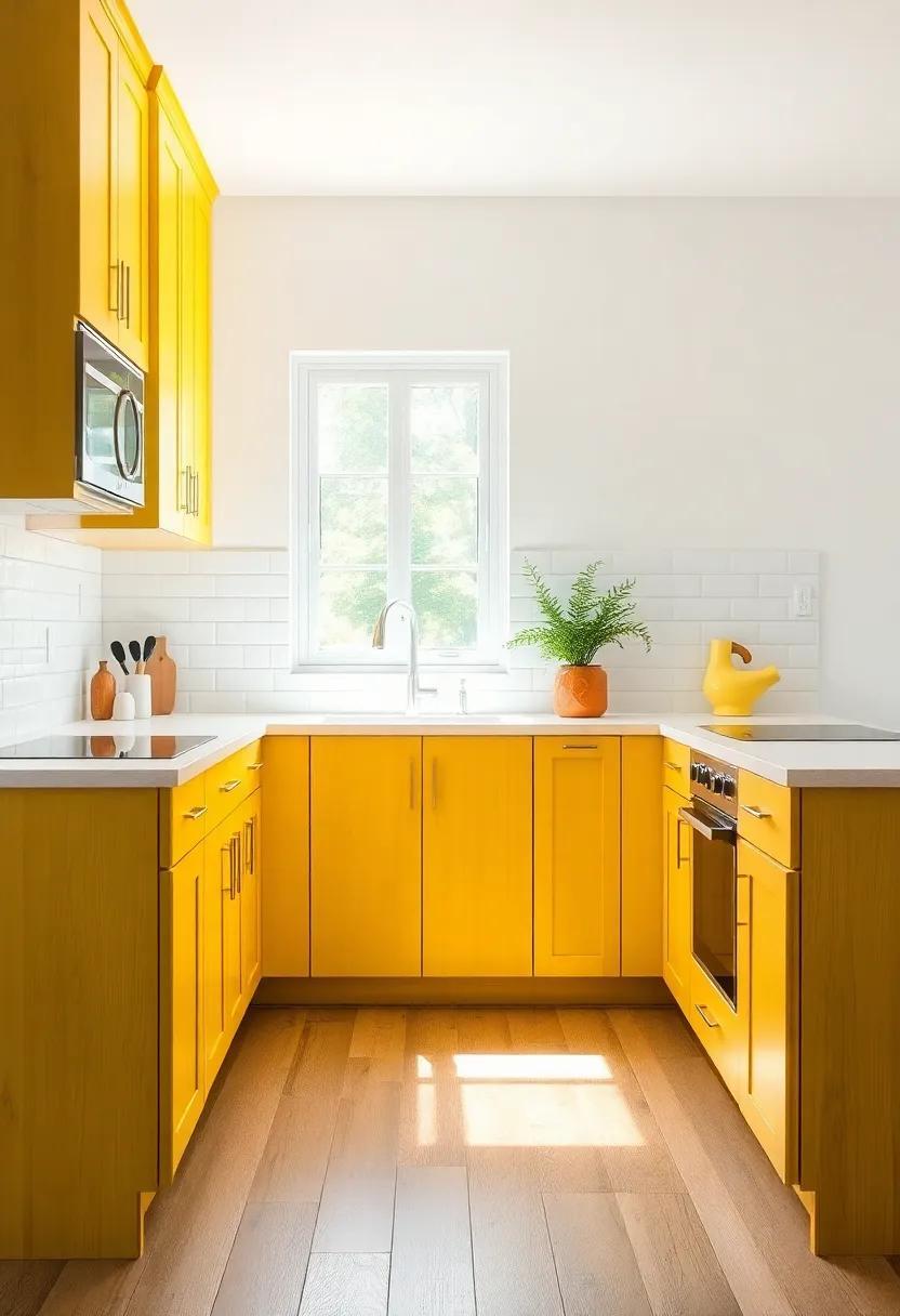 Embracing Sunshine: Transform Your Space with Yellow Wood Kitchen Cabinets