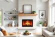 Cozy Charm: Designing a Farmhouse Living Room with a Stunning Fireplace