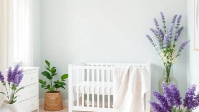 Creating a Serene Space: The Charm of Mint and Lavender Girls Nursery Design
