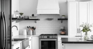 Timeless Charm: Embracing the Elegance of Black and White Farmhouse Kitchens