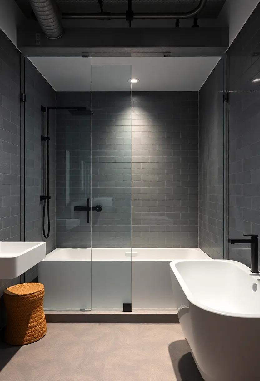 Transforming Spaces: The Elegant Fusion of Industrial Style and Glass Showers