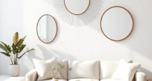 Transform Your Space: Aesthetic Living Rooms Enhanced with Creative Wall Mirrors