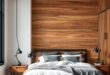 Blending Elements: The Allure of an Industrial Bedroom with Wood and Metal Accents