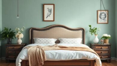 Reviving Charm: Creating an Eclectic Vintage Bedroom Sanctuary