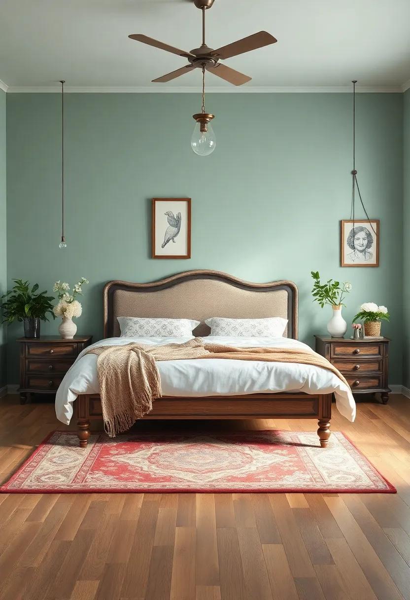 Reviving Charm: Creating an Eclectic Vintage Bedroom Sanctuary