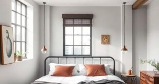 Embracing the Industrial Bedroom Aesthetic: A Harmonious Blend of Modern and Vintage