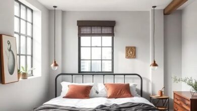 Embracing the Industrial Bedroom Aesthetic: A Harmonious Blend of Modern and Vintage