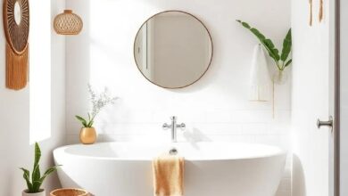 Embrace Boho Chic: Inspiring Bathroom Ideas for a Relaxed Apartment Oasis