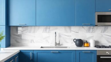 Transform Your Space: The Allure of Modern Blue Kitchen Cabinets