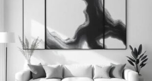 Elevate Your Space: The Art of Monochrome Living Room Wall Decor