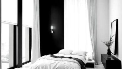 Embracing Serenity: The Allure of Black and White Minimalist Bedrooms