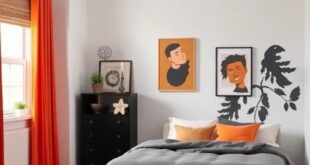 Transforming Spaces: The Vibrant Tangerine and Black Boys’ Teen Room Makeover