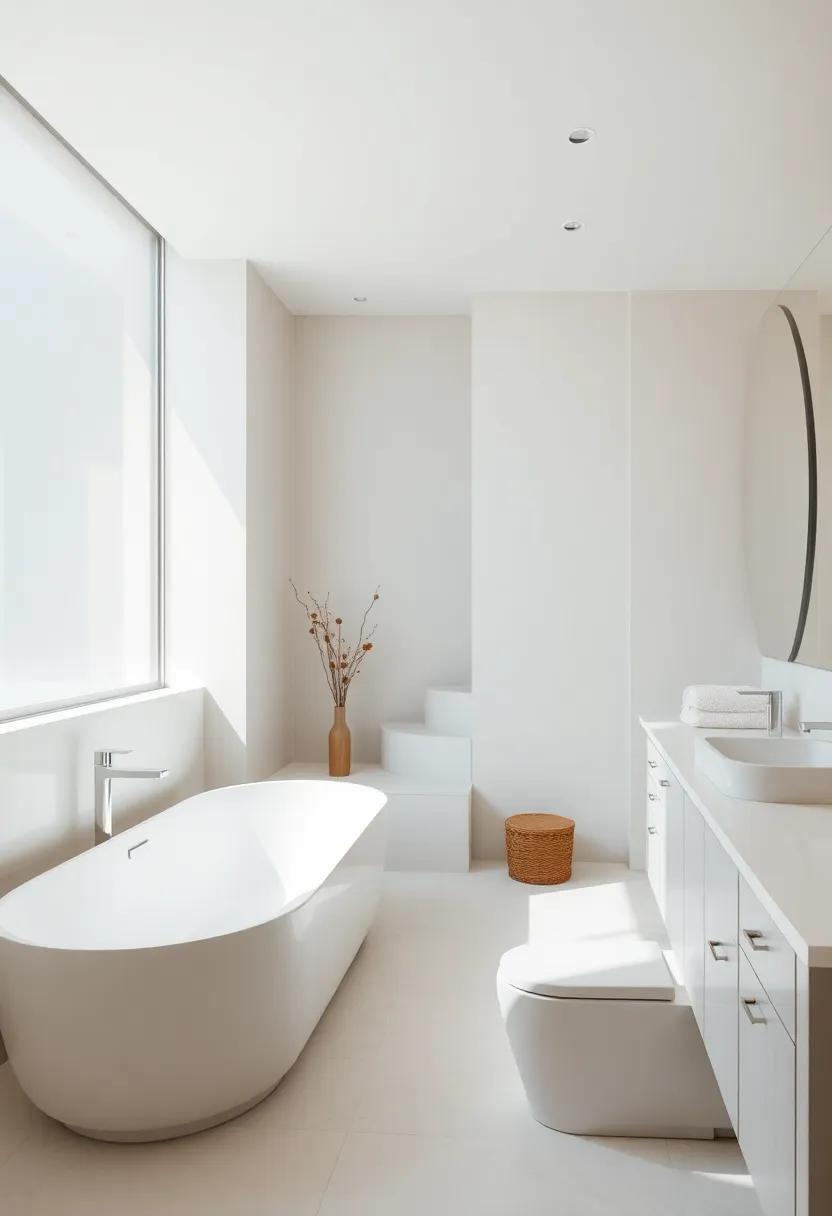 Embracing Serenity: The Allure of Minimalist Contemporary Bathrooms