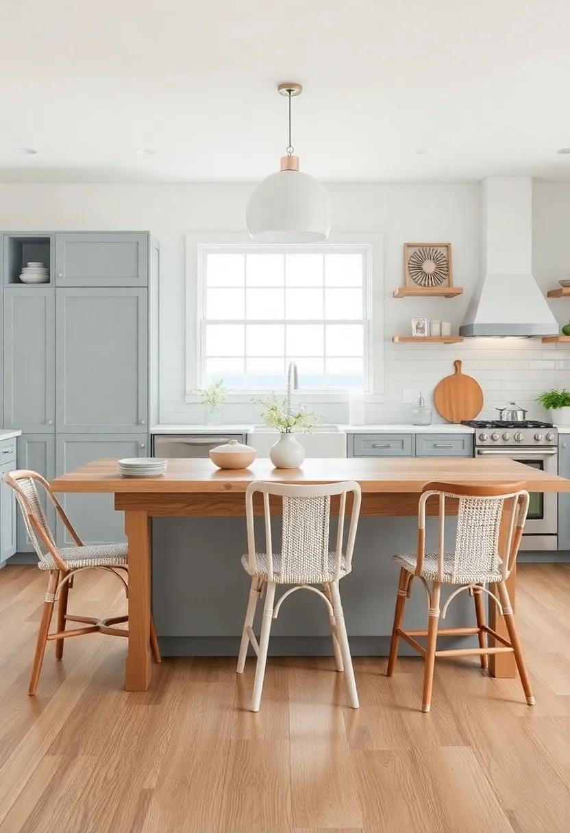 Embracing the Coastal Vibe: Transform Your Kitchen with a Seaside-Inspired Table