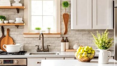Charming Farmhouse Kitchen Counter Decor Ideas to Inspire Your Home Makeover