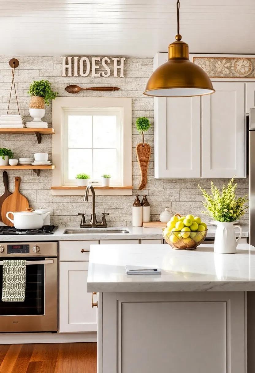 Charming Farmhouse Kitchen Counter Decor Ideas to Inspire Your Home Makeover