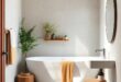 Embracing Nature: Transform Your Bathroom with Charming Rustic Wood Accents