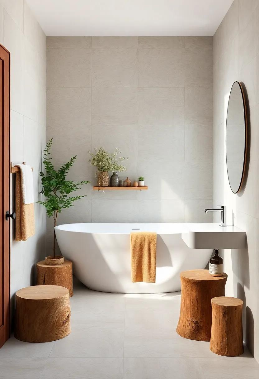 Embracing Nature: Transform Your Bathroom with Charming Rustic Wood Accents