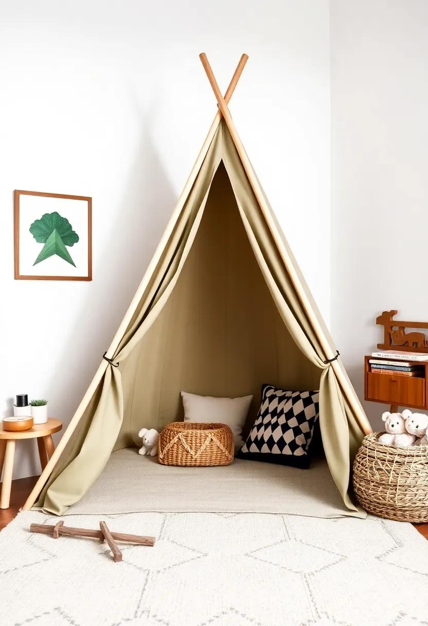 Integrating a Tent or Teepee for Cozy​ Playtime Adventures