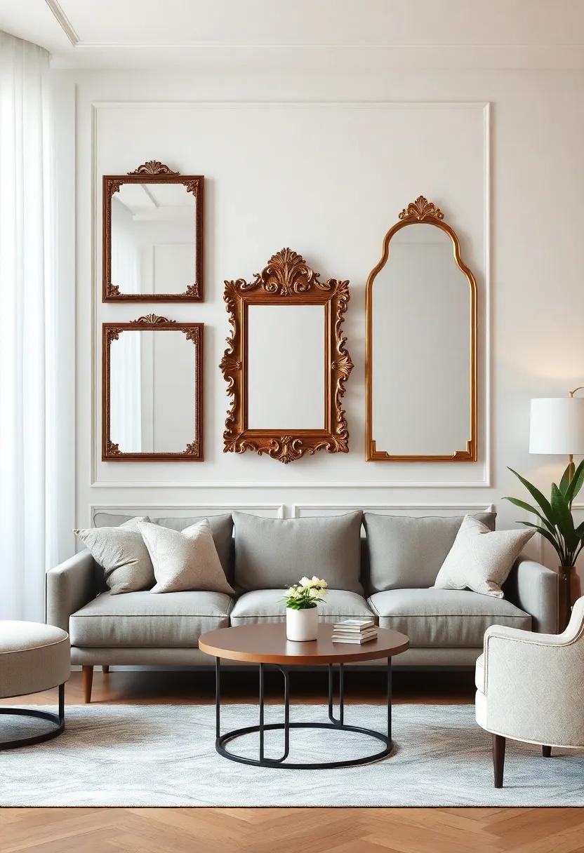 harmonizing Style: Blending Modern and Antique Mirror Designs