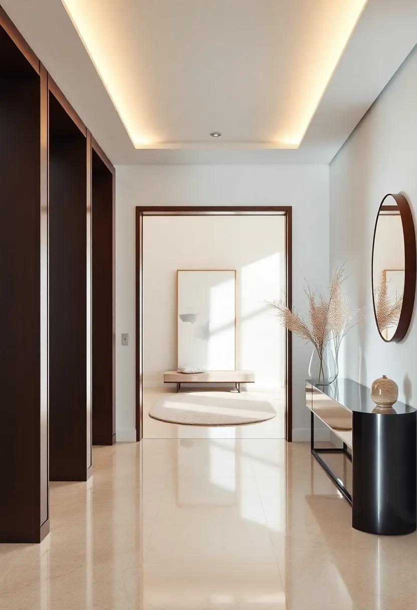 Utilizing Mirrors ⁣to Enhance Space and Reflect Light in Your Entryway