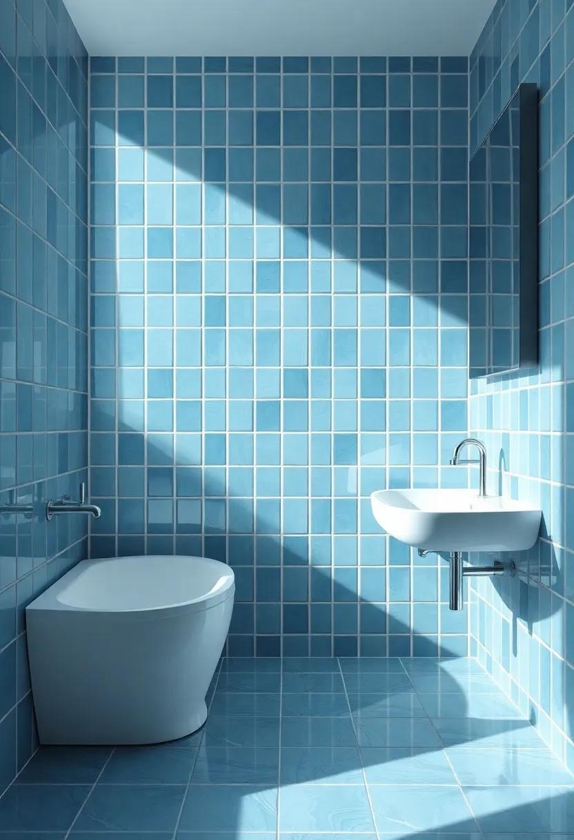 Creating Illusions of ‍Space with Reflective and Glossy Tiles