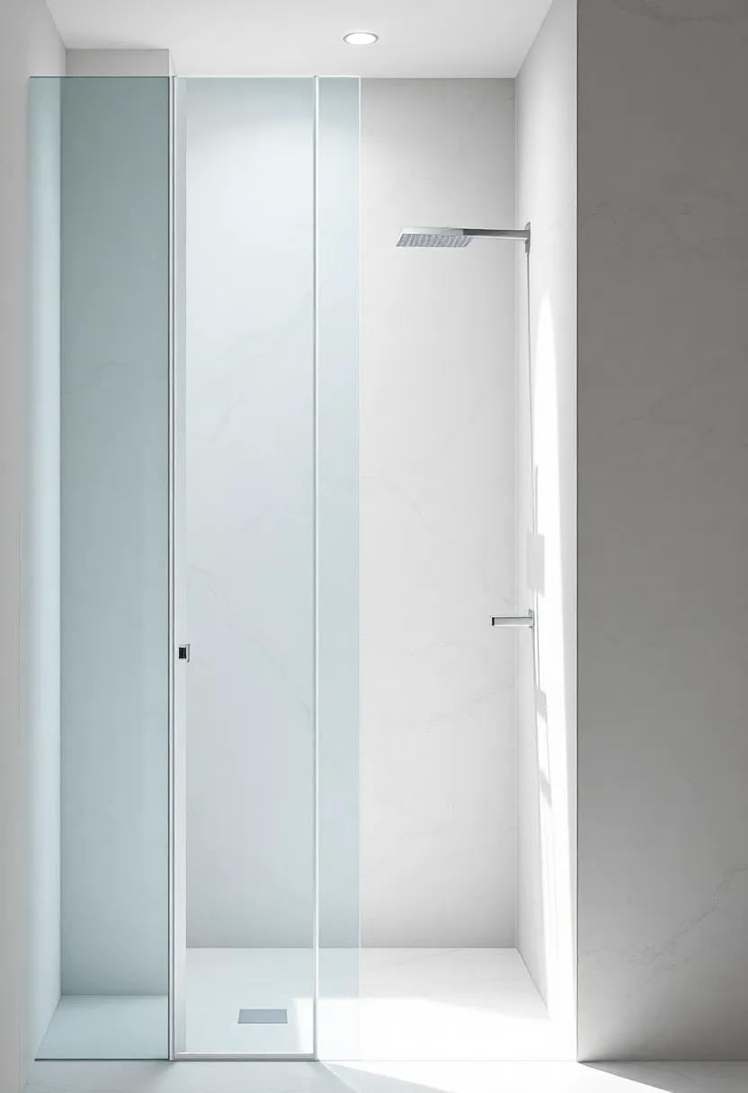 Maximizing light And Space ‌with Open Shower Concepts