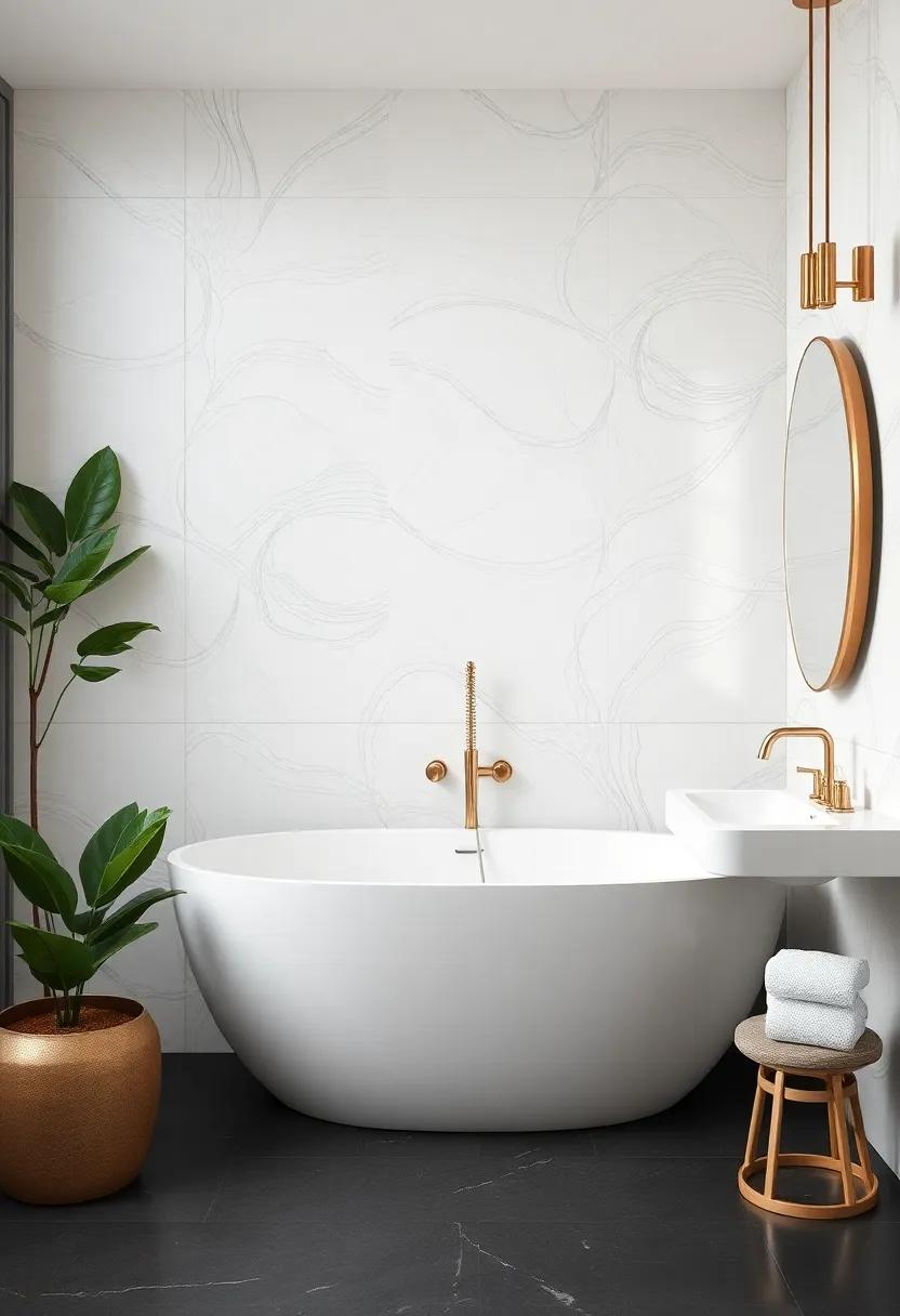 Bringing Nature ⁢Indoors: Metallic Accents in biophilic Bathroom Design