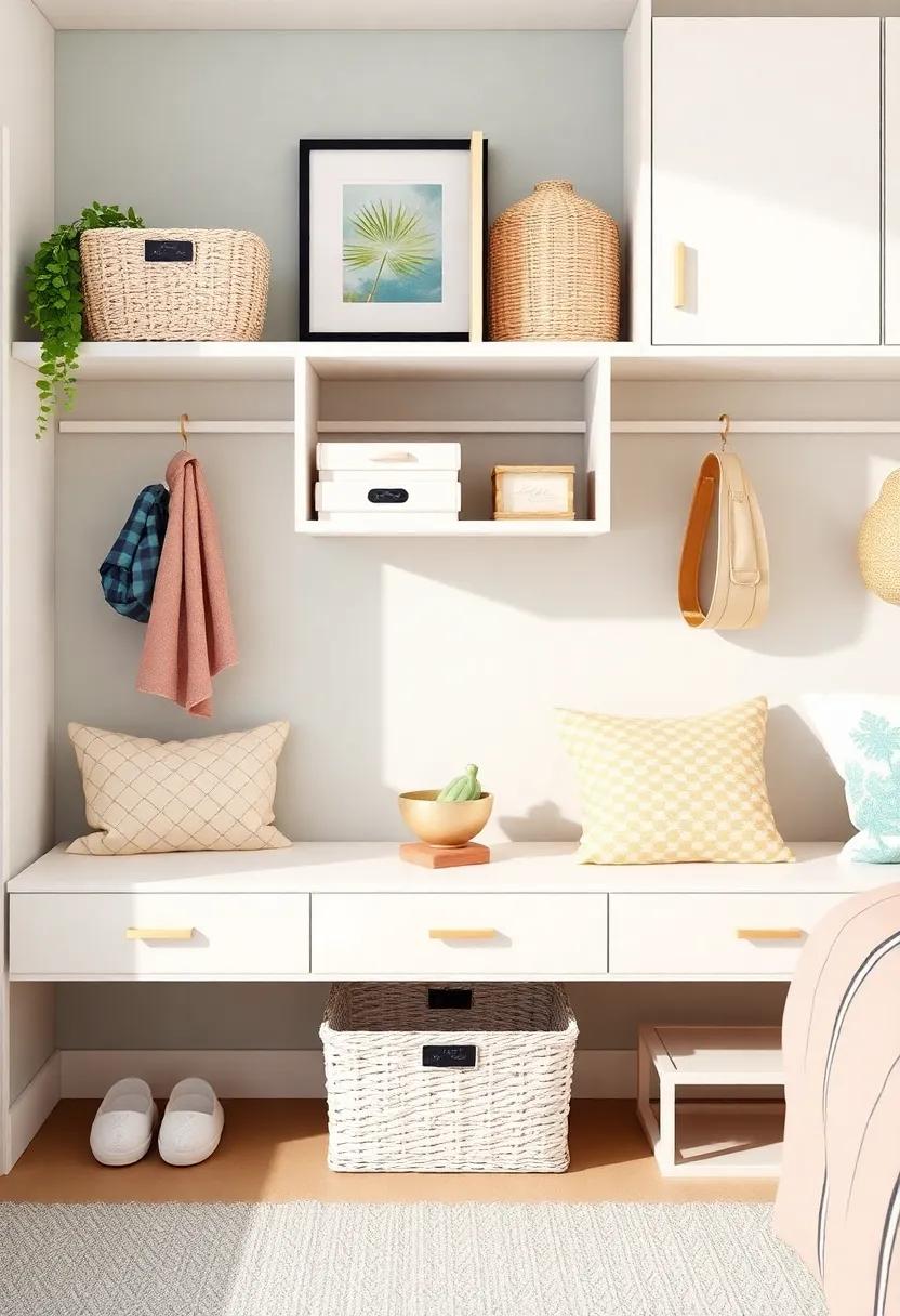 Functional Storage: Stylish Solutions ⁣That Organize⁣ While Reflecting ‍Coastal Charm