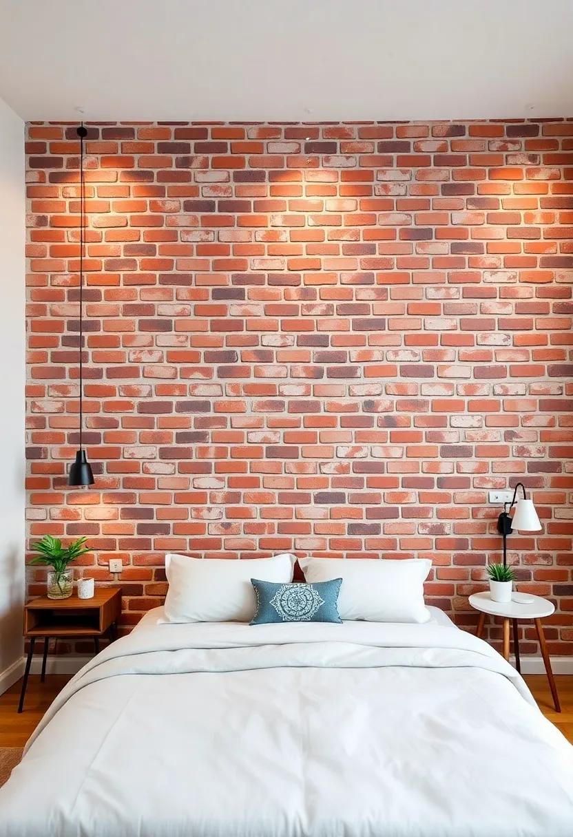 Utilizing Brick as a Backdrop ​for Art and Decor