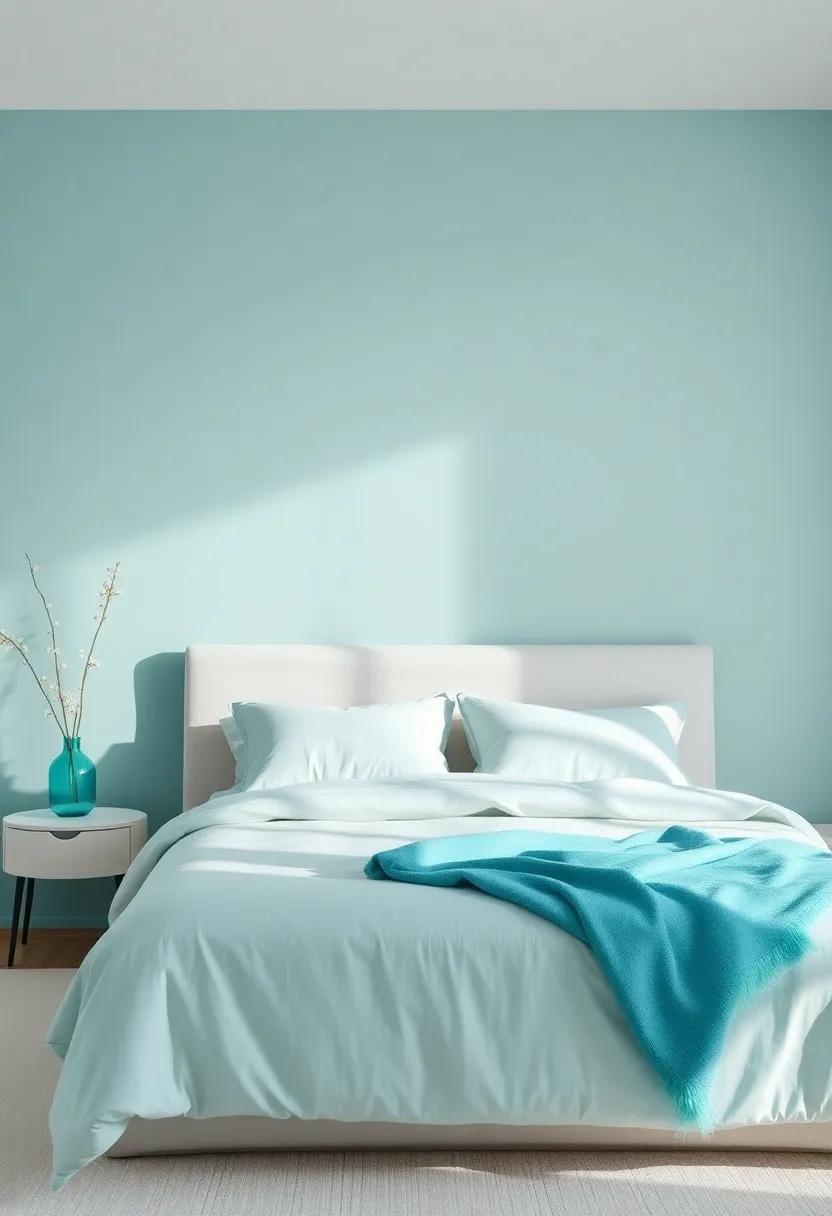 A⁣ Splash Of Calm: Incorporating Turquoise⁤ Accents In Minimalist Bedroom Design