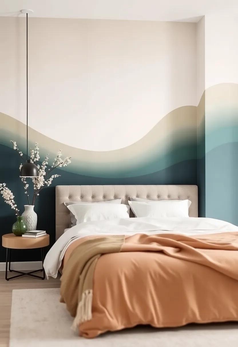 The ​Role of Accent Walls in Complementing Gradient Color‌ Schemes