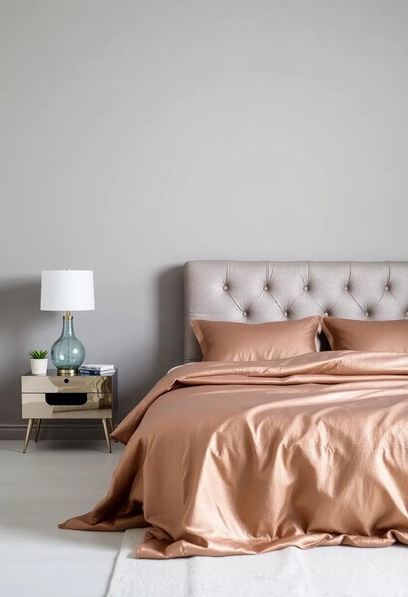 Exploring Metallic Finishes for a Glamorous Bedroom Upgrade