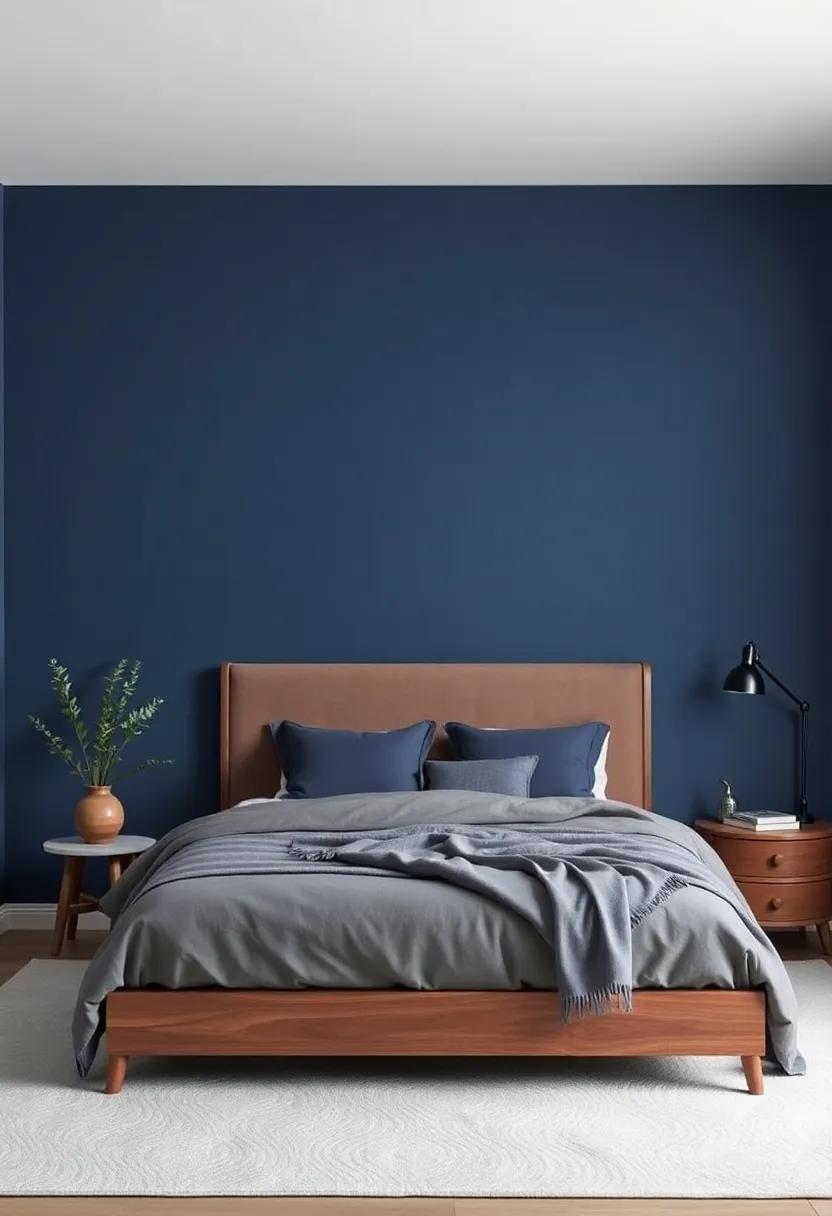 Elevate Your Space with ⁢Deep ⁢Blues⁤ to Create⁣ a ​Peaceful ​Bedroom Retreat