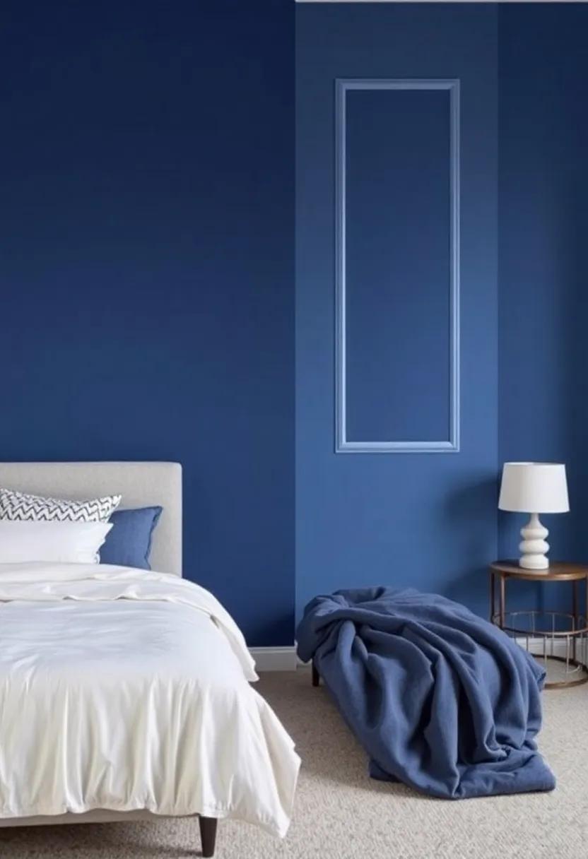 The Power​ of Accent Walls:​ Highlighting⁣ Deep Blue in Sleep Sanctuaries