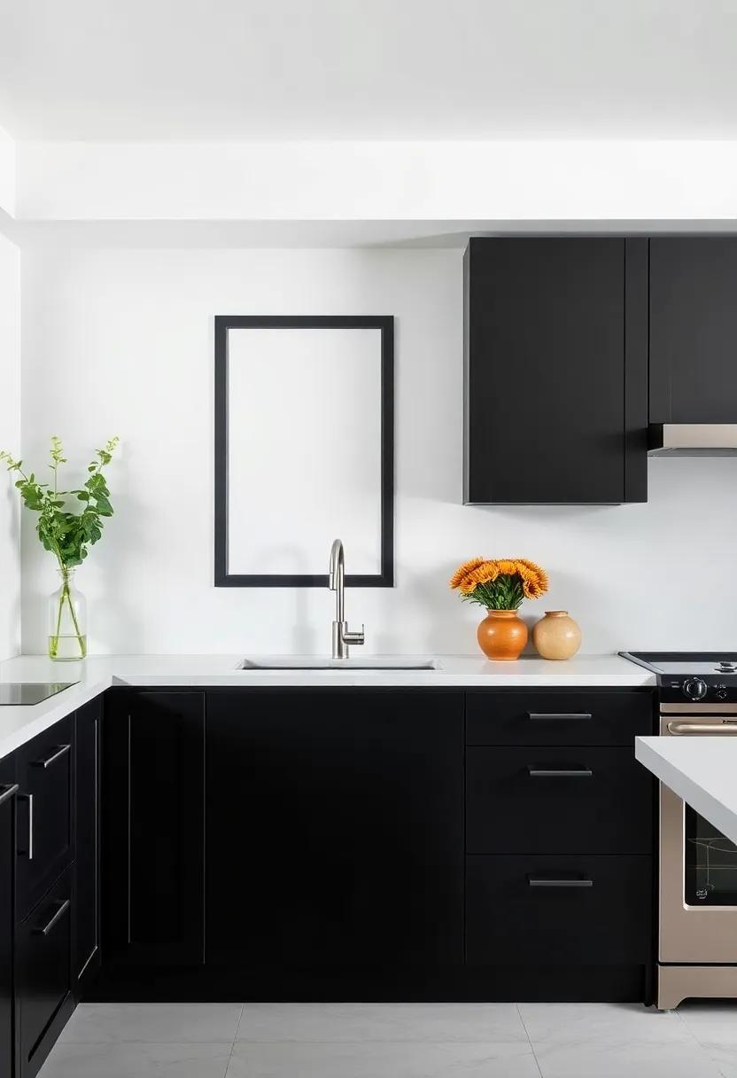 Elegant Color Palettes to Complement Black Kitchen Cabinets