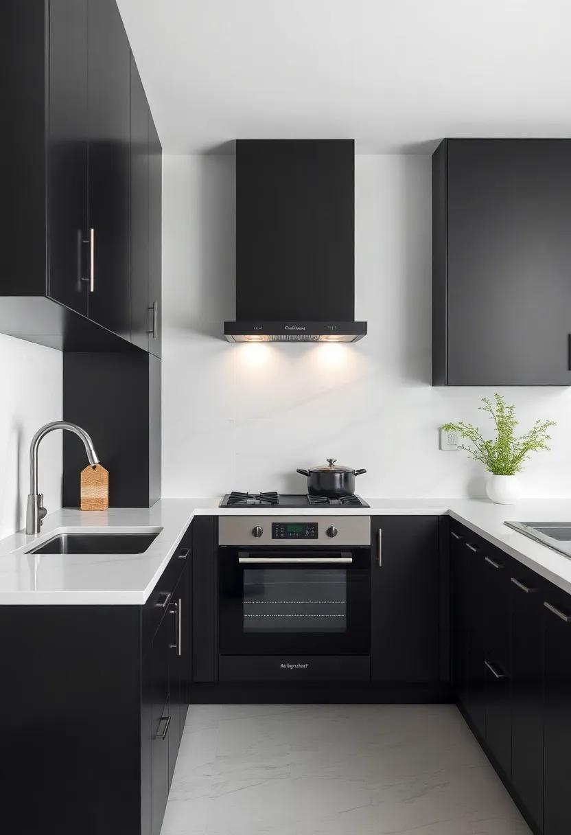 Choosing Countertops That Enhance Black Cabinetry Elegance