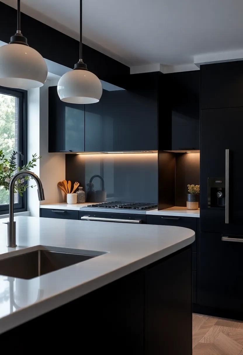 Elegant Hardware Selections to‍ accentuate Black⁢ Cabinets